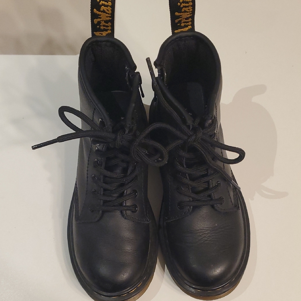Dr. Martens Black Kids Boots